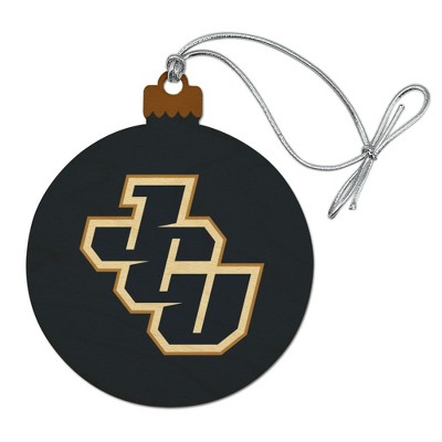 John Carroll University Primary Logo Wood Christmas Tree Holiday Ornament