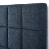 King Size Upholstered Platform Bed with Headboard for Bedroom - 3 of 4