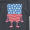 Men's - SpongeBob SquarePants - Silhouette Stars Stripes Short Sleeve Graphic T-Shirt - 2 of 4