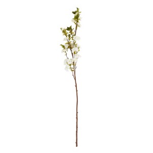 Saro Lifestyle Cherry Blossom Spray Floral Accent (Set of 12), 52", White - 1 of 1