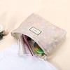Unique Bargains Women's Floral Zipper Makeup Bags and Organizers 1 Pc - 3 of 4