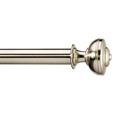 Knob Drapery Rod Set - Brushed Nickel (36-66") - Threshold™