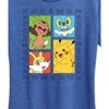 Women's - Pokémon - Pickachu Chespin Fennekin Froakie Grid- Women's Short Sleeve Graphic T-Shirt Short Sleeve Graphic T-Shirt - 2 of 4