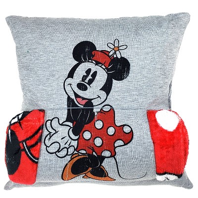 Minnie Sweatshirt Pocket Pillow with Silk Touch Throw