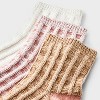 Women's Waffle 3pk Ankle Socks - Universal Thread™ 4-10 - 3 of 3