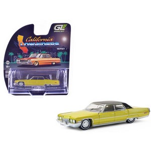 1971 Cadillac Sedan Deville Lowrider Gold Metallic with Black Top