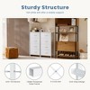 TUYOHW Fabric Dresser with Wooden Top,Dressers Organizer with Drawers,Closet Organizer for Bedroom,Nursery,Entryway - 4 of 4