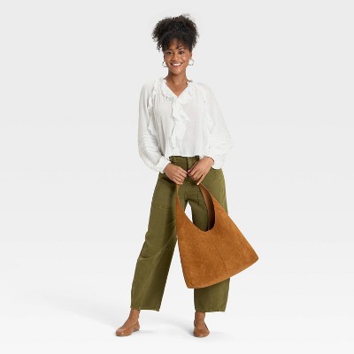 Women's Balloon Long Sleeve V-Neck Blouse - Universal Thread