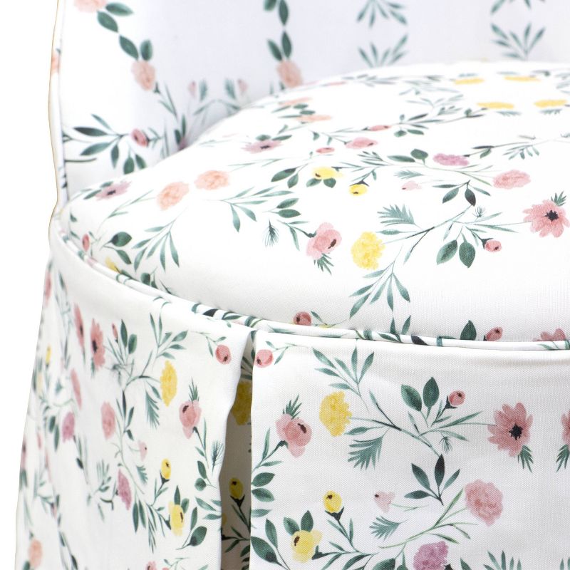 Skyline Furniture Vanity Chair in Kaleidoscope Floral, 6 of 9