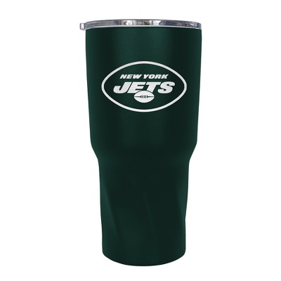 20oz New York Jets NFL tumbler with box, lid and straw