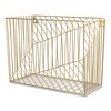 U Brands Vena Hanging File Basket, Letter Size, 6.85" Long, Gold - 2 of 4
