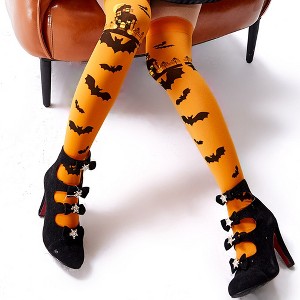 BABYYER Women's 2 Pairs Thigh High Stockings, Breathable and Good Elasticity for Halloween, Cosplay, Party and Festival - 1 of 4