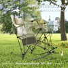 Folding Rocking Camping Chairs, Portable Chairs with Headrest, Cooler Bag, Cup Holder, Carry Bag, 2 Pack - 4 of 4