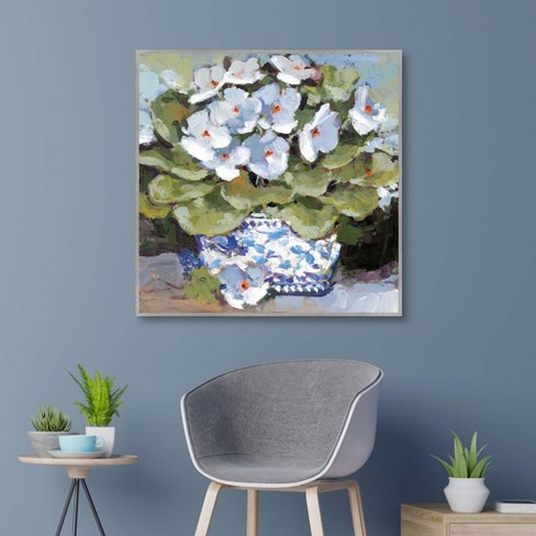 Masterpiece Art Gallery 35"x35" African Violets Wall Art - image 1 of 4