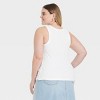 Women's 90s Ribbed Tank Top - Universal Thread™ - 2 of 3