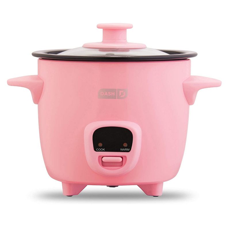 Dash Mini 16 Ounce Rice Cooker in Pink with Keep Warm Setting, 2 of 5