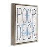 Stupell Industries Poop Deck Funny Beach House, 18" x 18" - 3 of 4