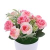 Unique Bargains Artificial Plants Rose Plastic 2.95"x2.95"x7.48" 1 Pc - 4 of 4