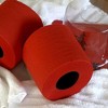 Evideco French Home Goods 3-Ply 140-Sheet Red Toilet Paper Festive Christmas Bulk Sandalwood-Scented Rolls - 4 of 4