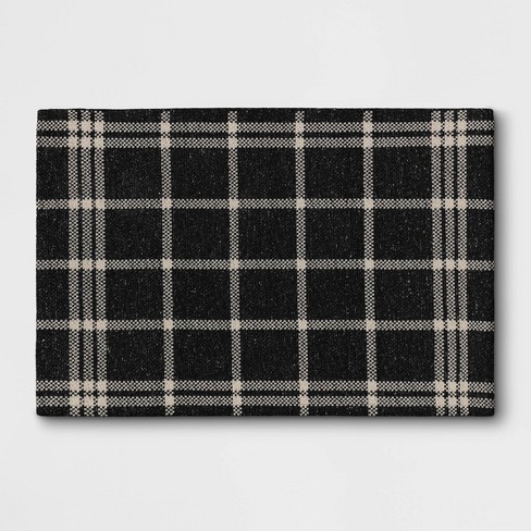 6 Ways to Style Your Black and White Buffalo Plaid Rug