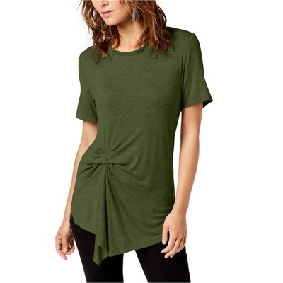 Rachel Roy Womens Twist Front Pullover Blouse