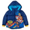 Paw Patrol Rubble Marshall Chase Zip Up Puffer Jacket Little Kid to Big Kid - 3 of 4