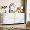 63" W White Dresser TV Stand for 65 70 75 Inch TV, 14 Drawer for Bedroom - 3 of 4