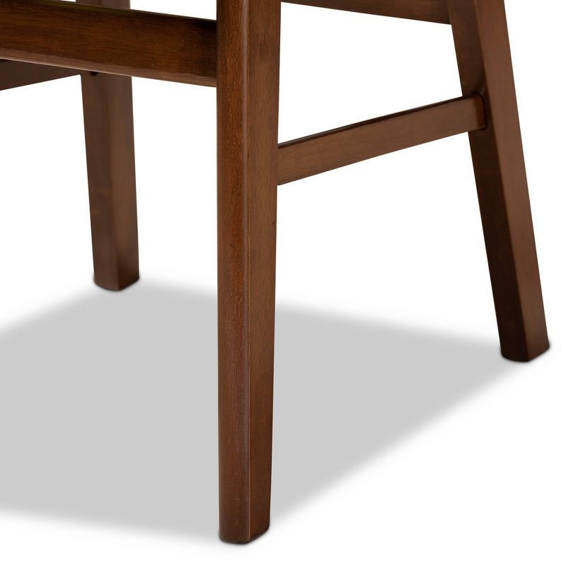2pc Euclid Wood Dining Chair Set - Baxton Studio, 6 of 10