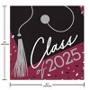 Creative Converting Class of 2025 Graduate Burgundy Red Paper Napkins 108ct - 3 of 3
