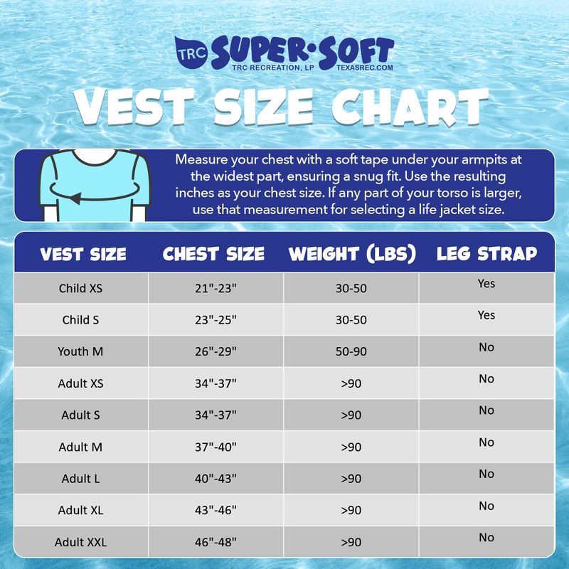 TRC Recreation Super Soft Youth Life Jacket Swim Vest, 4 of 8