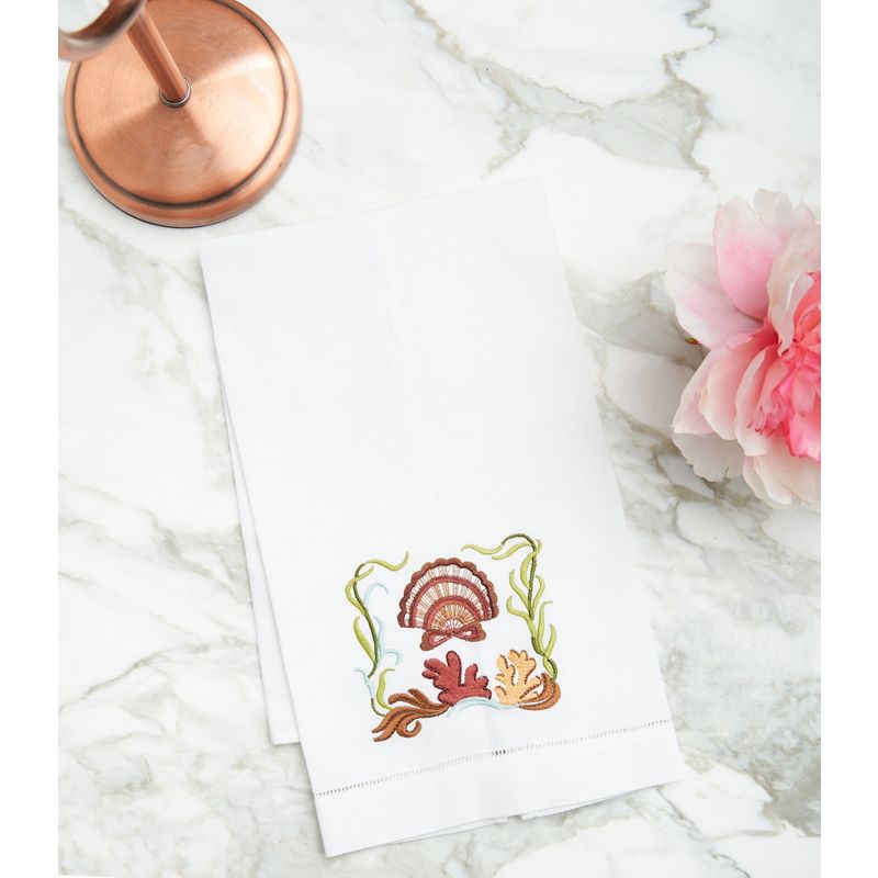 C&F Home Scallop Shell Woven Kitchen Towel, 4 of 6