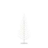 GIL 5-Foot High White Electric 2-D Tree with Warm White LED Lights and Outdoor Adapter
