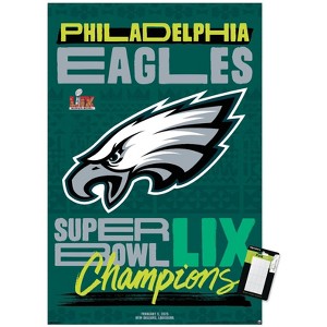 Trends International NFL Philadelphia Eagles - Super Bowl LIX Team Logo Unframed Wall Poster Prints - 1 of 4