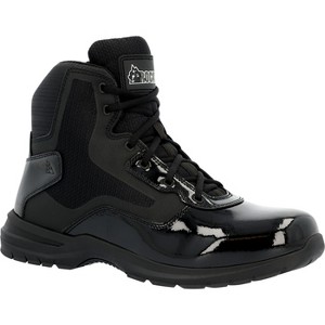Men's Rocky Cadet 6" Black Side Zip Public Service Boot - 1 of 4
