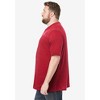 KingSize Men's Big & Tall Shrink-Less Lightweight Henley T-Shirt - 4 of 4