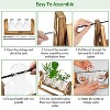 iMountek"Glass Bulb Plant Terrarium with Wooden Stand & Metal Swivel for Hydroponics - Desktop Vase"Wood - 2 of 4