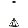 Livex Lighting Pinnacle 1 - Light Pendant in  Black/Brushed Nickel - 2 of 4