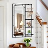 Vynxaria 30" x 44" Modern Vanity Mirror with Multi-Functional Shelf: Stylish & Versatile - 2 of 4