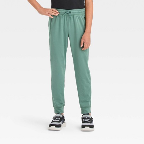 Boys' Soft Gym Jogger Pants - All In Motion™ North Green S : Target