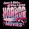 Mens Lost Gods Just a Girl Who Loves Horror Movies T Shirt - 2 of 4