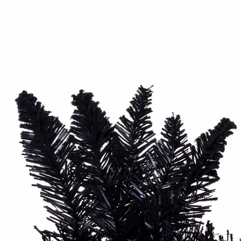 Vickerman Artifical Flocked Black Fir Collection, 5 of 6