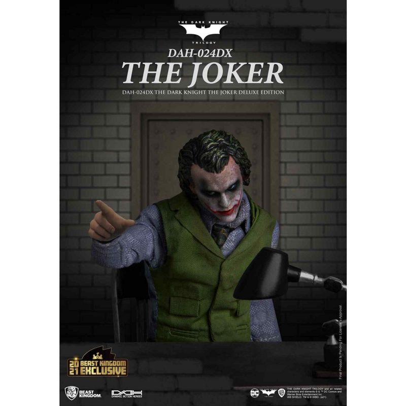 DC Comics The Dark Knight The Joker Deluxe Edition (Dynamic 8ction Hero), 1 of 6
