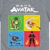 Boys' - Avatar: The Last Airbender - Toph Aang Katara Zuko Four Elements Short Sleeve Graphic T-Shirt - 2 of 4