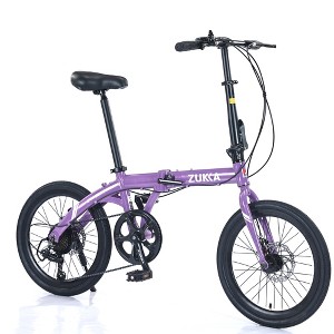 Gulches 20 " folding city bike aluminum frame 7 speed folding bike - 1 of 4
