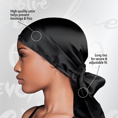 Evolve Products Satin Wrap Scarf - Black - image 5