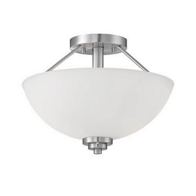 Millennium Lighting Durham 2 - Light Flush Mount in  Satin Nickel