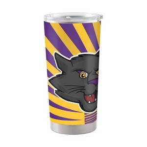 NCAA Northern Iowa Panthers 20oz Mascot Stainless Steel Tumbler: Portable Drinkware - 1 of 2