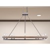 Toltec Lighting Belmont 10 - Light Island Pendant Light in  Graphite/Distressed Wood - 4 of 4