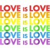 Adult Design By Humans Pride Love is Love By Luckyst Racerback Tank Top - White Heather - X Small - 2 of 2