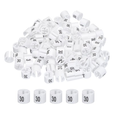 Unique Bargains Easy to Remove Reusable Easy to Recognize Hanger Markers Label